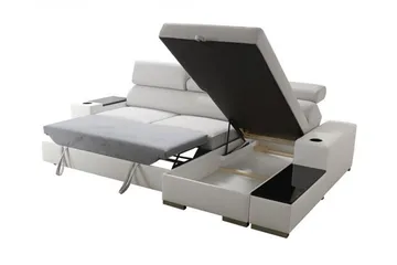 Pereso Hjørnesofa Venstre - Grå - Møbler - Sofaer - Sovesofaer - Sovesofa divan