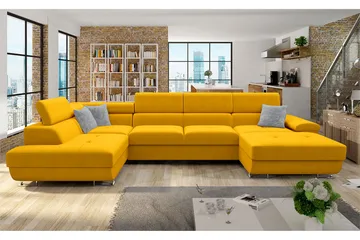 Reginia Sovesofa m. Divan og Sjeselong - Møbler - Sofaer - Sovesofaer - Sovesofa divan