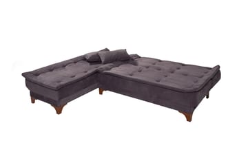 Riversdale Sovesofa med Sjeselong 4-seter - Antrasitt - Møbler - Sofaer - Sovesofaer - Sovesofa divan