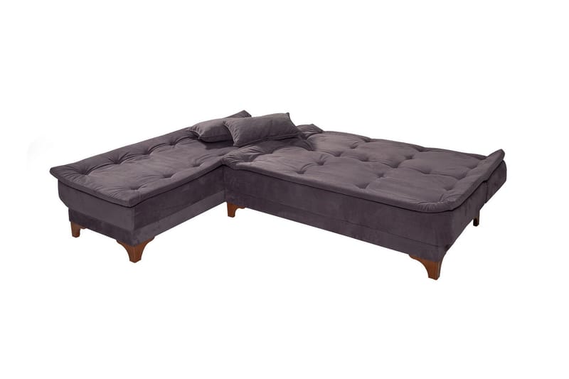 Riversdale Sovesofa med Sjeselong 4-seter - Antrasitt - Møbler - Sofaer - Sovesofaer - Sovesofa divan