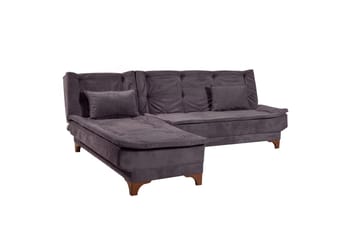 Riversdale Sovesofa med Sjeselong 4-seter - Antrasitt - Møbler - Sofaer - Sovesofaer - Sovesofa divan