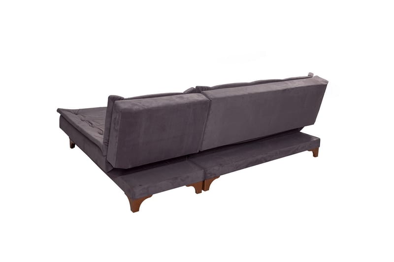 Riversdale Sovesofa med Sjeselong 4-seter - Antrasitt - Møbler - Sofaer - Sovesofaer - Sovesofa divan