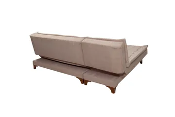 Riversdale Sovesofa med Sjeselong 4-seter - Grå - Møbler - Sofaer - Sovesofaer - Sovesofa divan