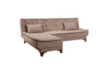 Riversdale Sovesofa med Sjeselong 4-seter - Grå - Møbler - Sofaer - Sovesofaer - Sovesofa divan