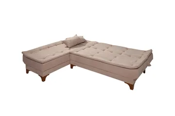 Riversdale Sovesofa med Sjeselong 4-seter - Grå - Møbler - Sofaer - Sovesofaer - Sovesofa divan