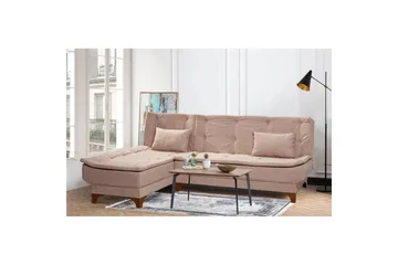 Riversdale Sovesofa med Sjeselong 4-seter - Grå - Møbler - Sofaer - Sovesofaer - Sovesofa divan