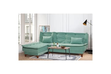 Riversdale Sovesofa med Sjeselong 4-seter - Havsgrønn - Møbler - Sofaer - Sovesofaer - Sovesofa divan