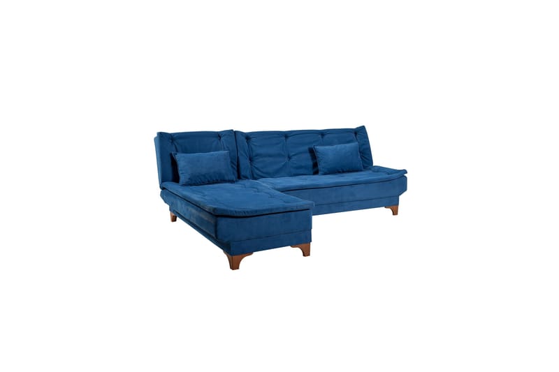 Riversdale Sovesofa med Sjeselong 4-seter - Mørkeblå - Møbler - Sofaer - Sovesofaer - Sovesofa divan