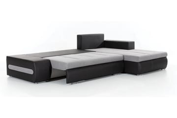 Rodeche 3-seters Sovesofa m. Divan med Oppbevaring - Lys grå - Møbler - Sofaer - Sovesofaer - Sovesofa divan