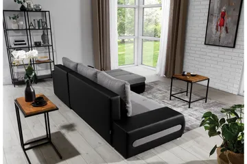 Rodeche 3-seters Sovesofa m. Divan med Oppbevaring - Lys grå - Møbler - Sofaer - Sovesofaer - Sovesofa divan