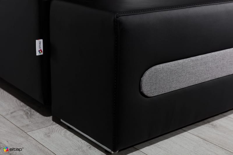 Rodeche 3-seters Sovesofa m. Divan med Oppbevaring - Lys grå - Møbler - Sofaer - Sovesofaer - Sovesofa divan