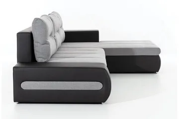 Rodeche 3-seters Sovesofa m. Divan med Oppbevaring - Lys grå - Møbler - Sofaer - Sovesofaer - Sovesofa divan