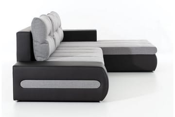 Rodeche 3-seters Sovesofa m. Divan med Oppbevaring - Lys grå - Møbler - Sofaer - Sovesofaer - Sovesofa divan