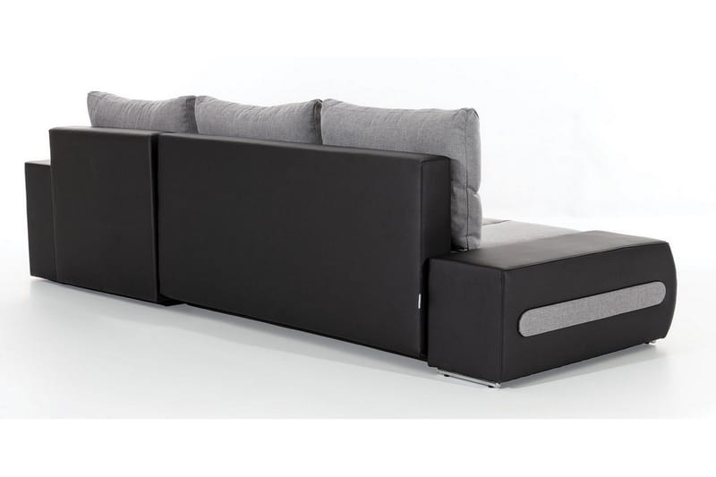 Rodeche 3-seters Sovesofa m. Divan med Oppbevaring - Lys grå - Møbler - Sofaer - Sovesofaer - Sovesofa divan