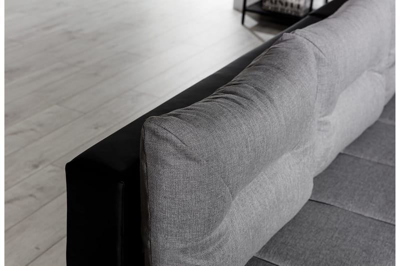 Rodeche 3-seters Sovesofa m. Divan med Oppbevaring - Lys grå - Møbler - Sofaer - Sovesofaer - Sovesofa divan