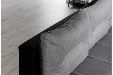 Rodeche 3-seters Sovesofa m. Divan med Oppbevaring - Lys grå - Møbler - Sofaer - Sovesofaer - Sovesofa divan