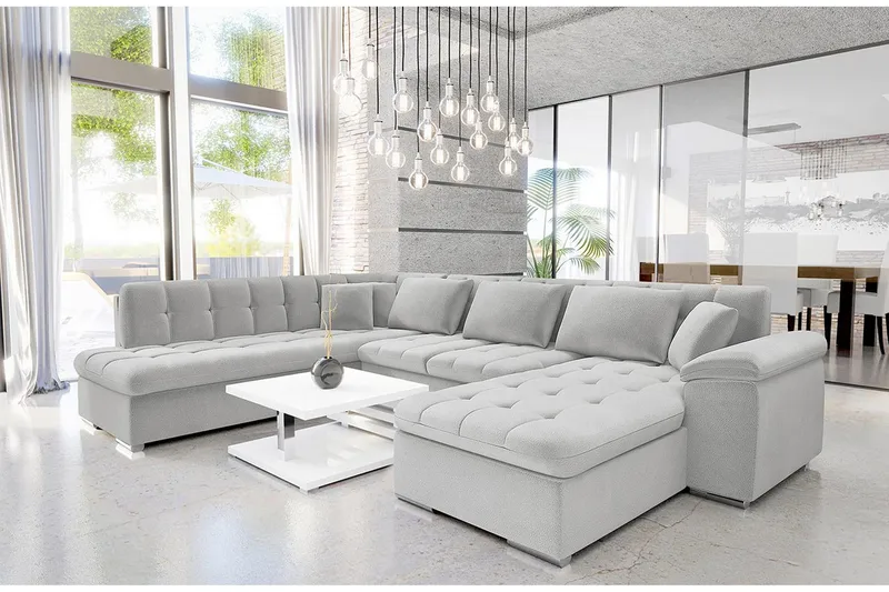 Sakri 5-seters Hjørnesovesofa - Møbler - Sofaer - Sovesofaer - Sovesofa divan