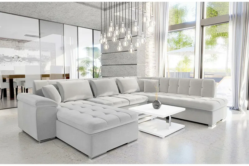 Sakri 5-seters Hjørnesovesofa - Møbler - Sofaer - Sovesofaer - Sovesofa divan