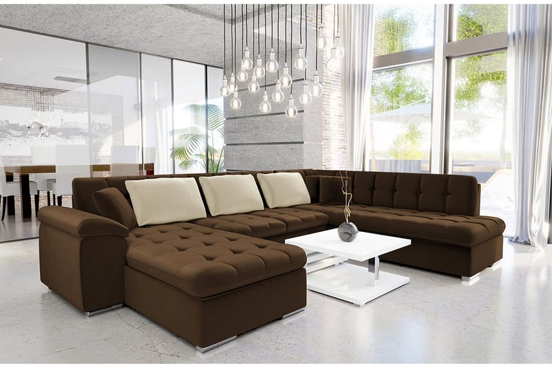 Sakri 5-seters Hjørnesovesofa - Møbler - Sofaer - Sovesofaer - Sovesofa divan