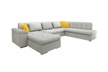Sakri 5-sits Hörnbäddsoffa Beige - Møbler - Sofaer - Sovesofaer - Sovesofa divan