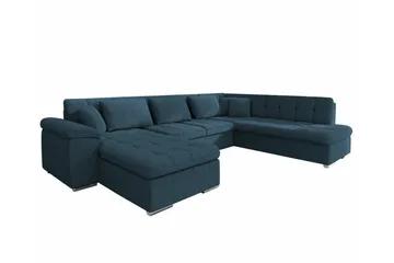 Sakri 5-sits Hörnbäddsoffa Dark blue - Møbler - Sofaer - Sovesofaer - Sovesofa divan