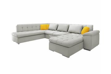 Sakri 5-sits Hörnbäddsoffa Grey - Møbler - Sofaer - Sovesofaer - Sovesofa divan