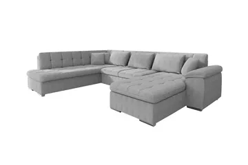Sakri 5-sits Hörnbäddsoffa Light grey/Dark grey - Møbler - Sofaer - Sovesofaer - Sovesofa divan