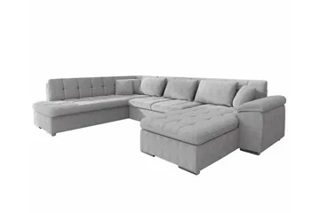 Sakri 5-sits Hörnbäddsoffa Light grey/Dark grey - Møbler - Sofaer - Sovesofaer - Sovesofa divan