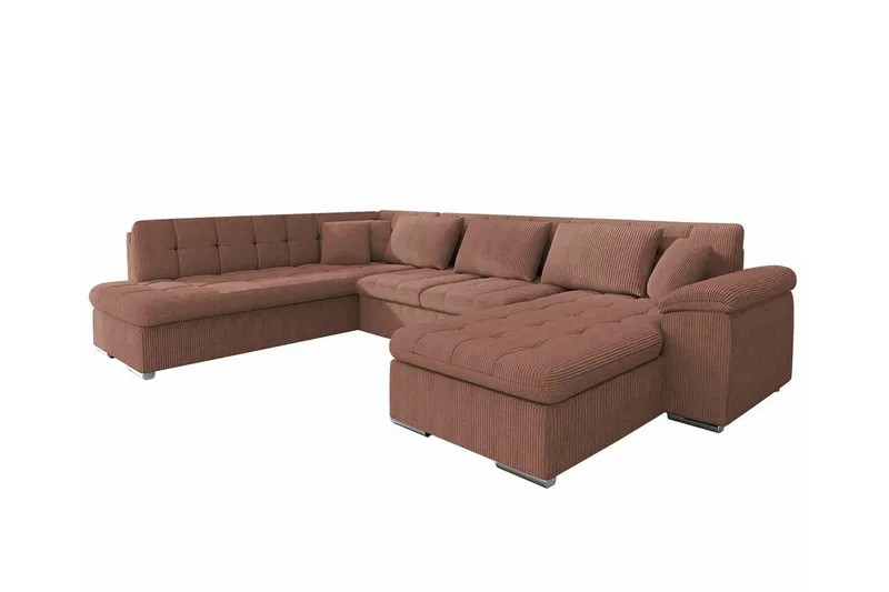 Sakri 5-sits Hörnbäddsoffa NO_BRAND Light brown