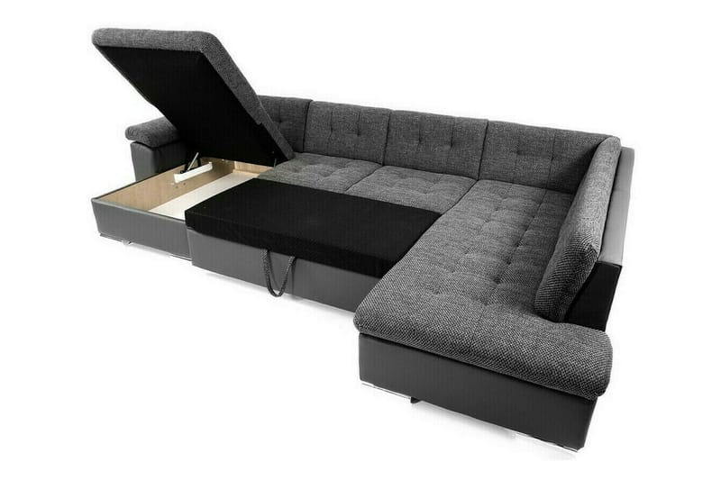 Sakri 5-sits Hörnbäddsoffa NO_BRAND Yellow-Green - Møbler - Sofaer - Sovesofaer - Sovesofa divan
