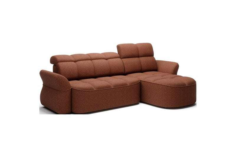 Seksjon Eltap Beneth 301x115x185 cm - Breona 30, Oransje, Høyre - Møbler - Sofaer - Sovesofaer - Sovesofa divan