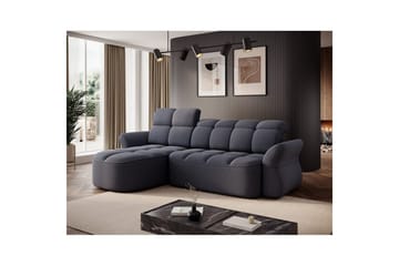 Seksjon Eltap Beneth 301x115x185 cm - Space 40, blå, Venstre - Møbler - Sofaer - Sovesofaer - Sovesofa divan
