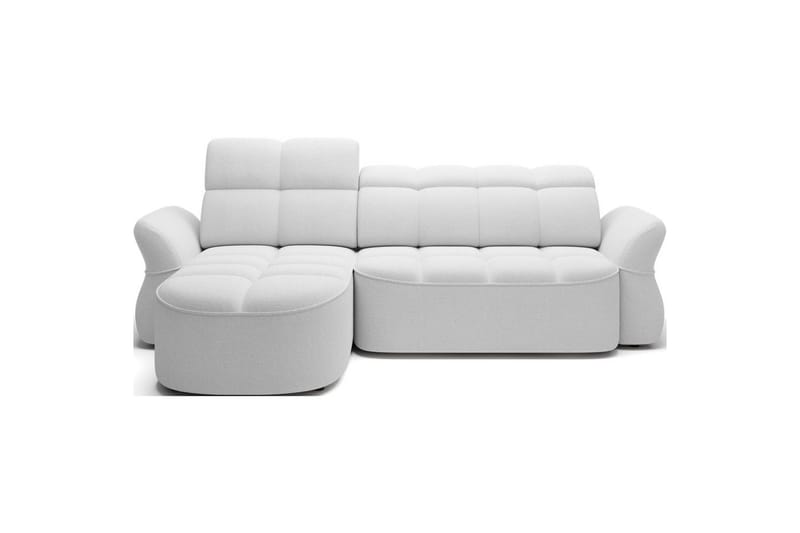 Seksjon Eltap Beneth 301x115x185 cm, Paolli 01 Hvit, Venstre