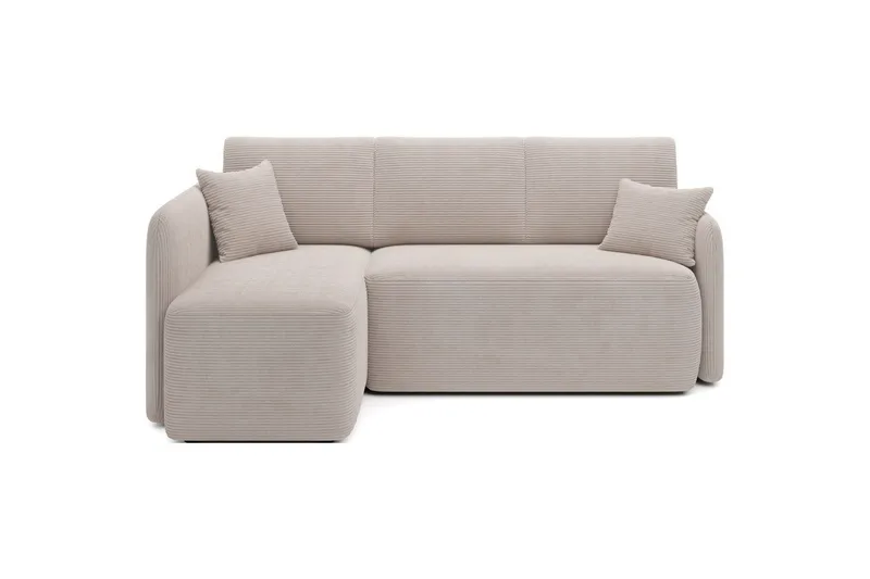 Seksjon Eltap Hadson 206x150x89 cm, Jarell 18, Lys Beige, Venstre