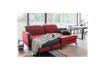Seksjon Eltap Lorelle 225x160x105 cm - Berlin 03, Beige, Høyre - Møbler - Sofaer - Sovesofaer - Sovesofa divan