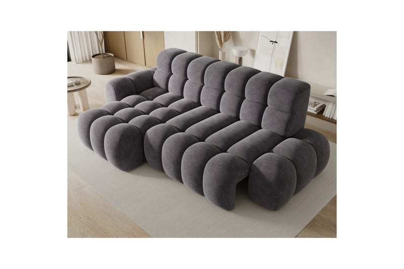 Seksjonssofa Eltap Ceedro 283x165x98 cm - Aura 04, Grå, Venstre - Møbler - Sofaer - Sovesofaer - Sovesofa divan
