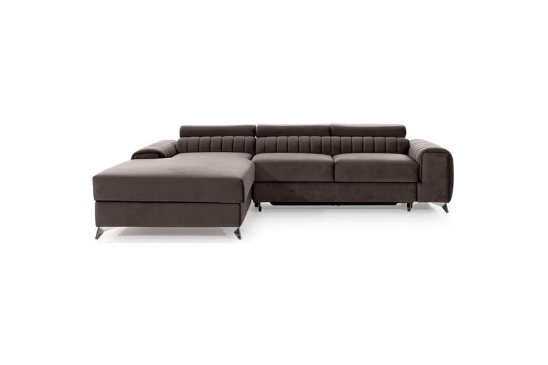 Seksjonssofa Eltap Grayson 278x205x92 cm, Velvetmat 22, Venstre