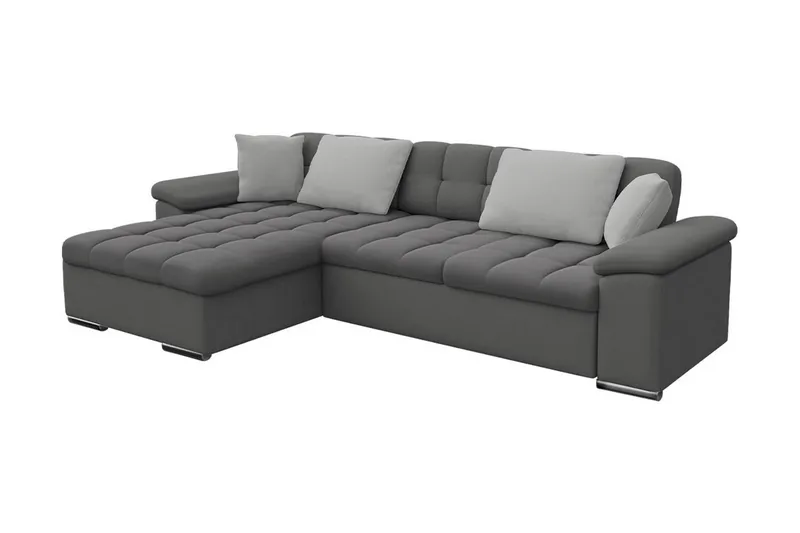 Sovesofa 3-seters L-formet 280x160 cm Venstre