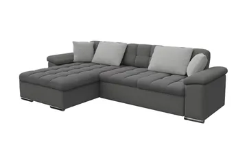 Sovesofa 3-seters L-formet 280x160 cm Venstre - Møbler - Sofaer - Sovesofaer - Sovesofa divan