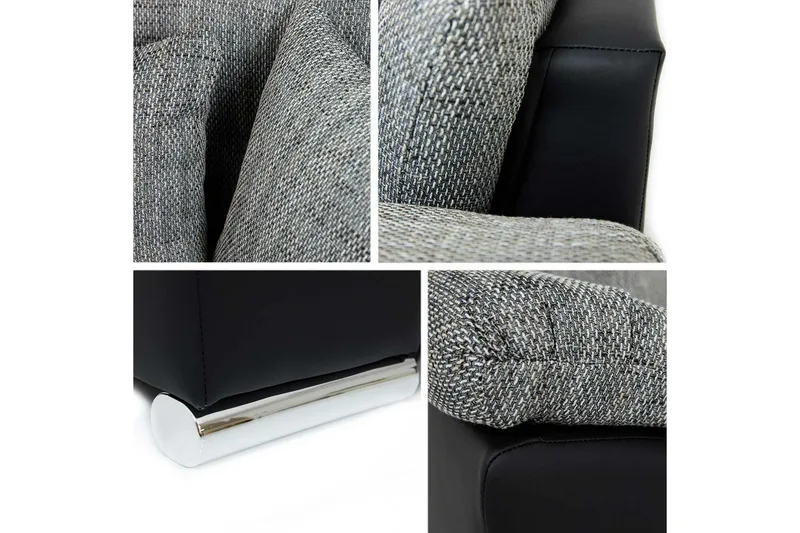 Sovesofa 3-seters L-formet 280x160 cm Venstre - Møbler - Sofaer - Sovesofaer - Sovesofa divan