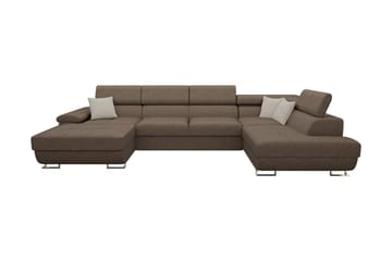 Sovesofa 4-seters U-formet 345x202 cm Høyre - Møbler - Sofaer - Sovesofaer - Sovesofa divan