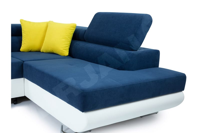 Sovesofa 4-seters U-formet 345x202 cm Høyre - Sovesofa divan