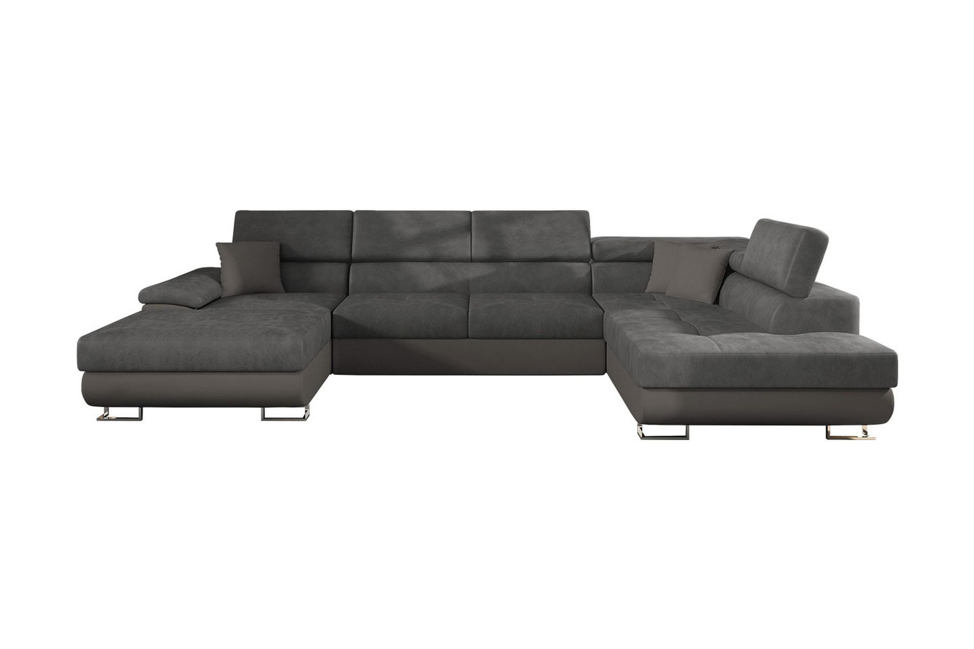 Sovesofa 4-seters U-formet 345x202 cm Høyre - Møbler - Sofaer - Sovesofaer - Sovesofa divan
