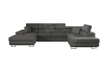 Sovesofa 4-seters U-formet 345x202 cm Høyre - Møbler - Sofaer - Sovesofaer - Sovesofa divan
