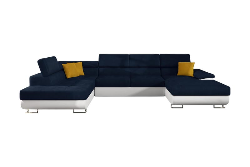 Sovesofa 4-seters U-formet 345x202 cm Venstre - Sovesofa divan