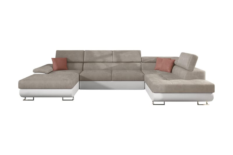 Sovesofa 4-seters U-formet 345x202 cm