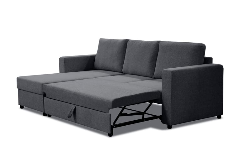 Sovesofa Achillea 3-seter Divan Vendbar - Grå - Sovesofa divan