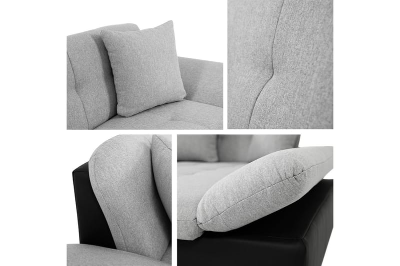 Sovesofa m. Divan Beraka L-formet - Sovesofa divan