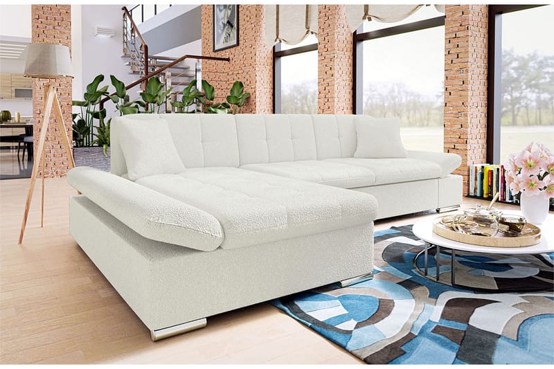 Sovesofa m. Divan Beraka L-formet - Sovesofa divan