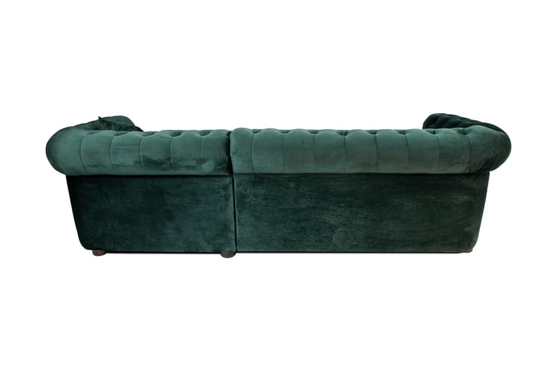 Sovesofa m. Divan Chesterfield Kristina - Mørkegrønn - Sovesofa divan